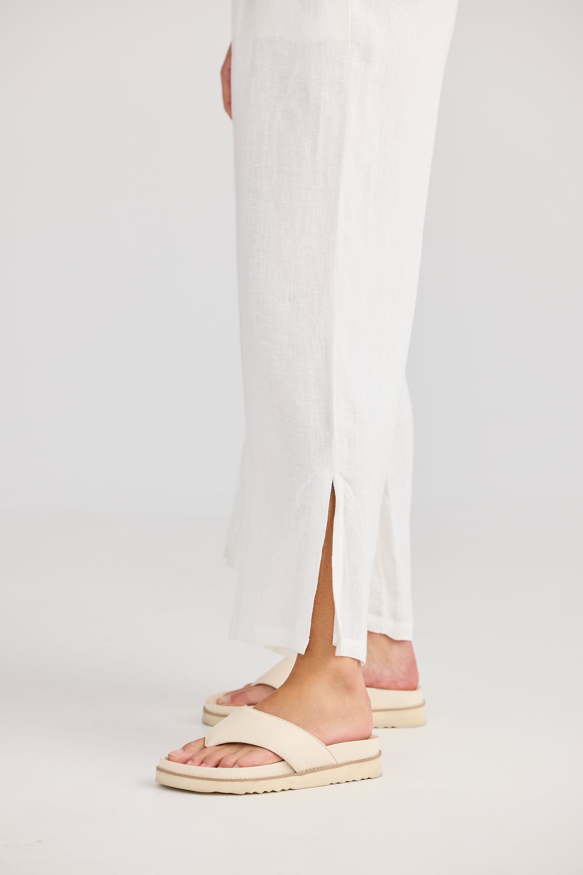 Holiday Fly Away Pant - White, Olive