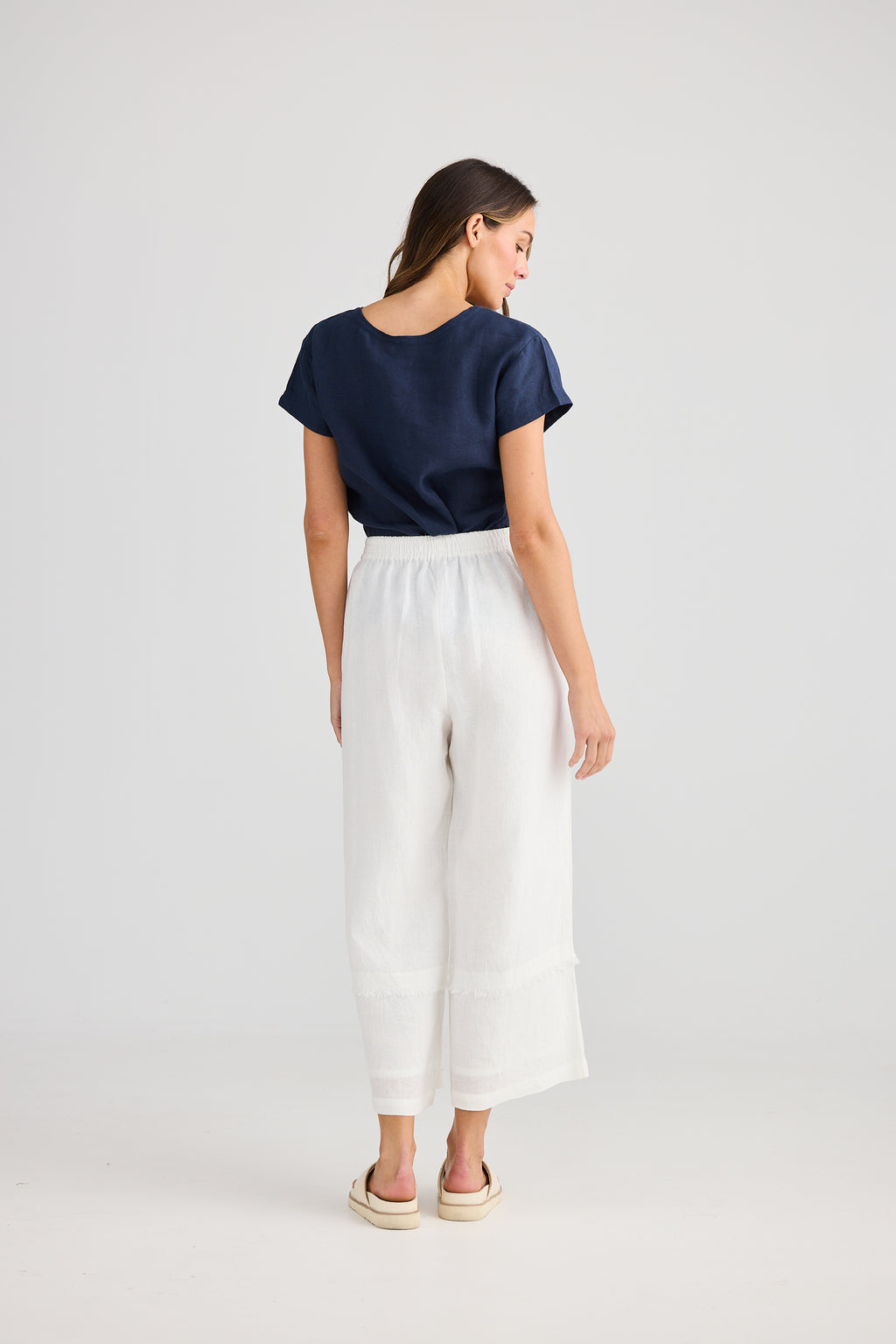 Holiday Sailor Pants - Navy and White