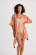 Holiday Stella Kaftan Rust Floral