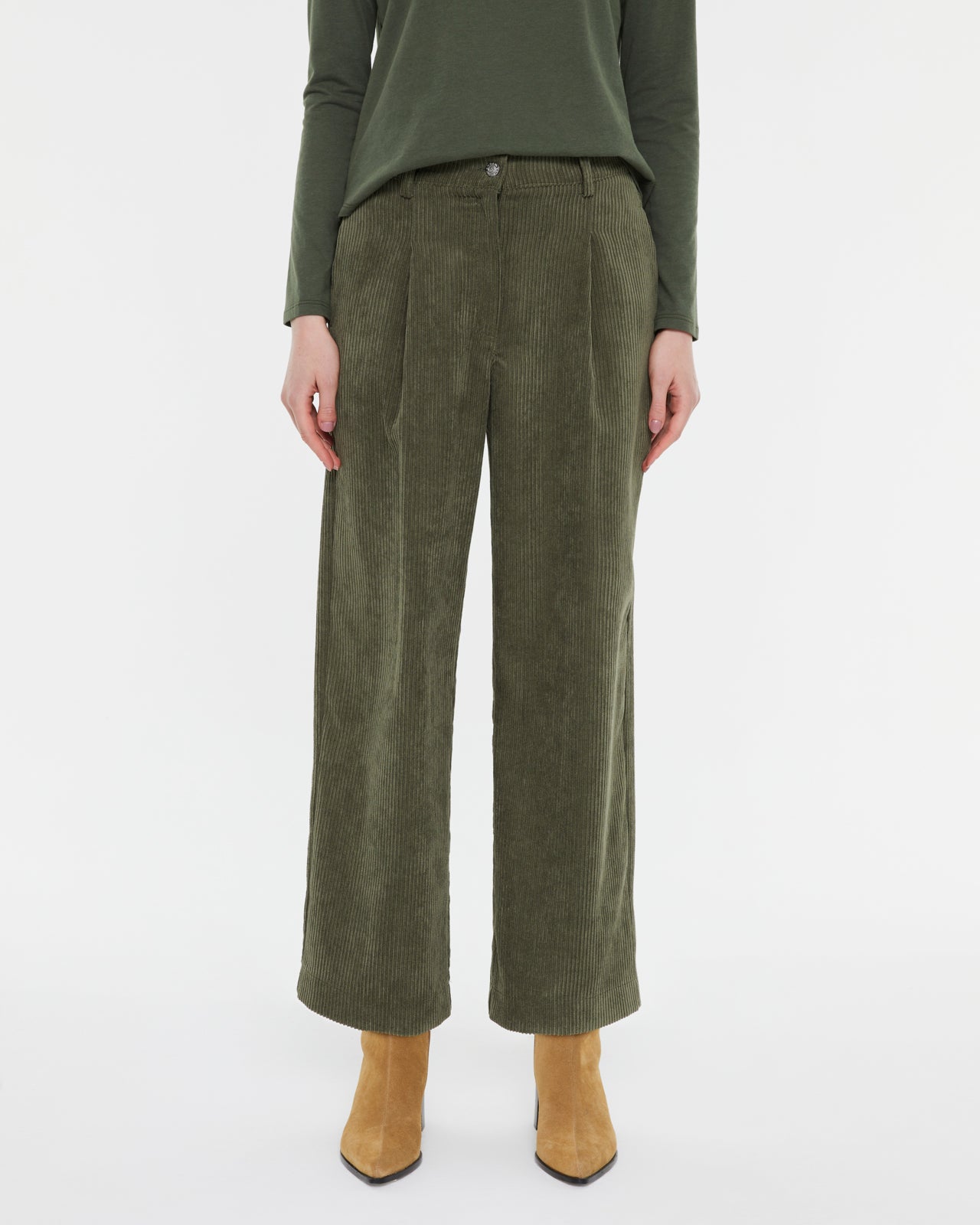 Andam Ankle-length Corduroy Pants