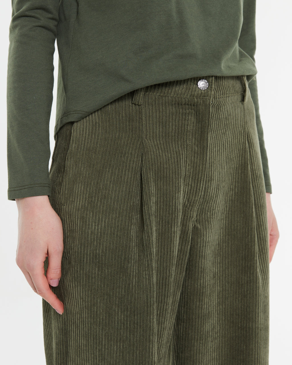 Andam Ankle-length Corduroy Pants