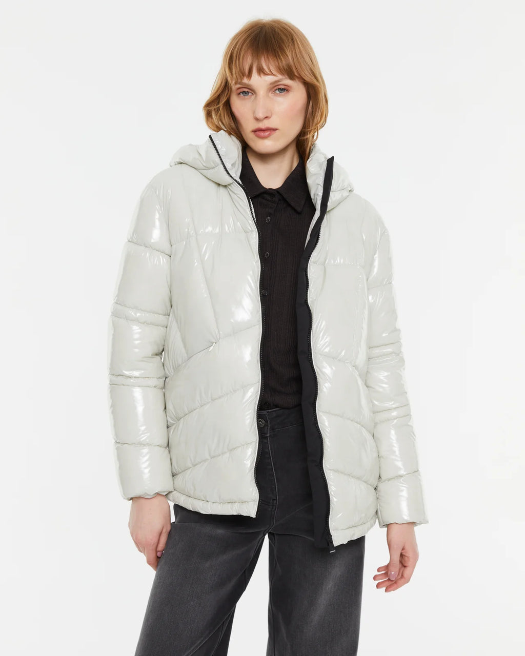Andam Satin Paded Parka