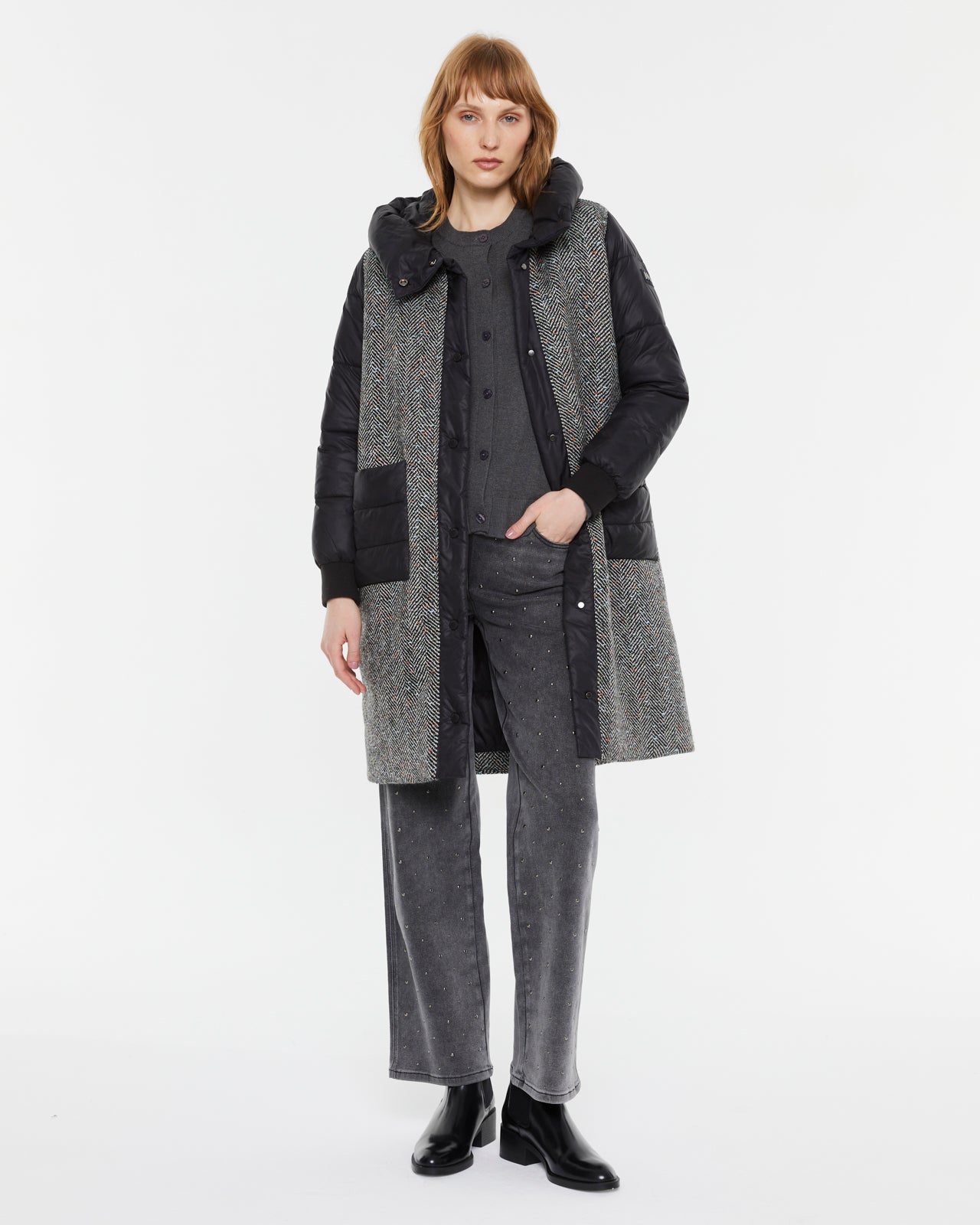 Andam Long Quilted Coat