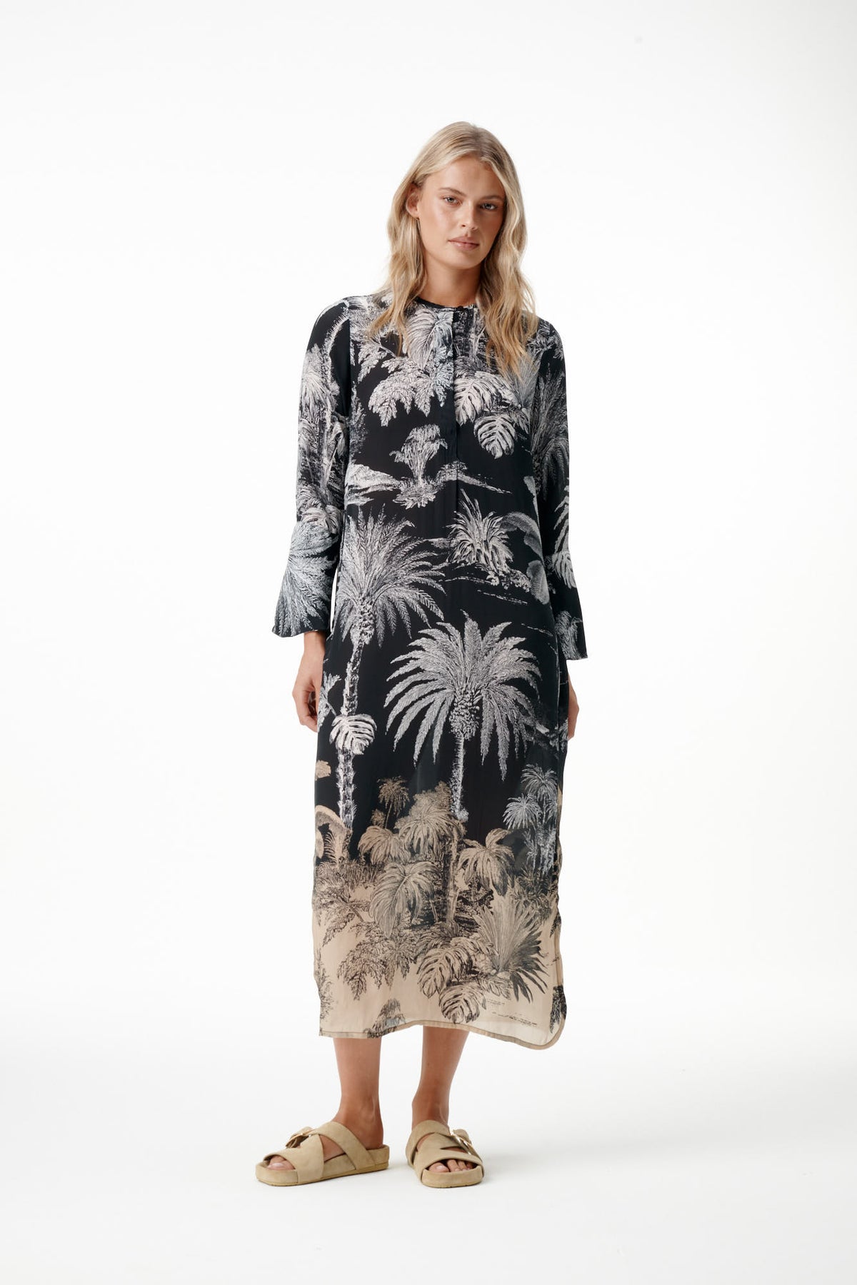 One Season Midnight Palm Genie Dress