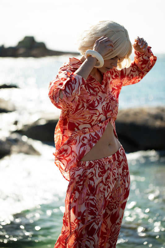 One Season Claudia Shirt-Procida-Sushi Voile-Fiesta