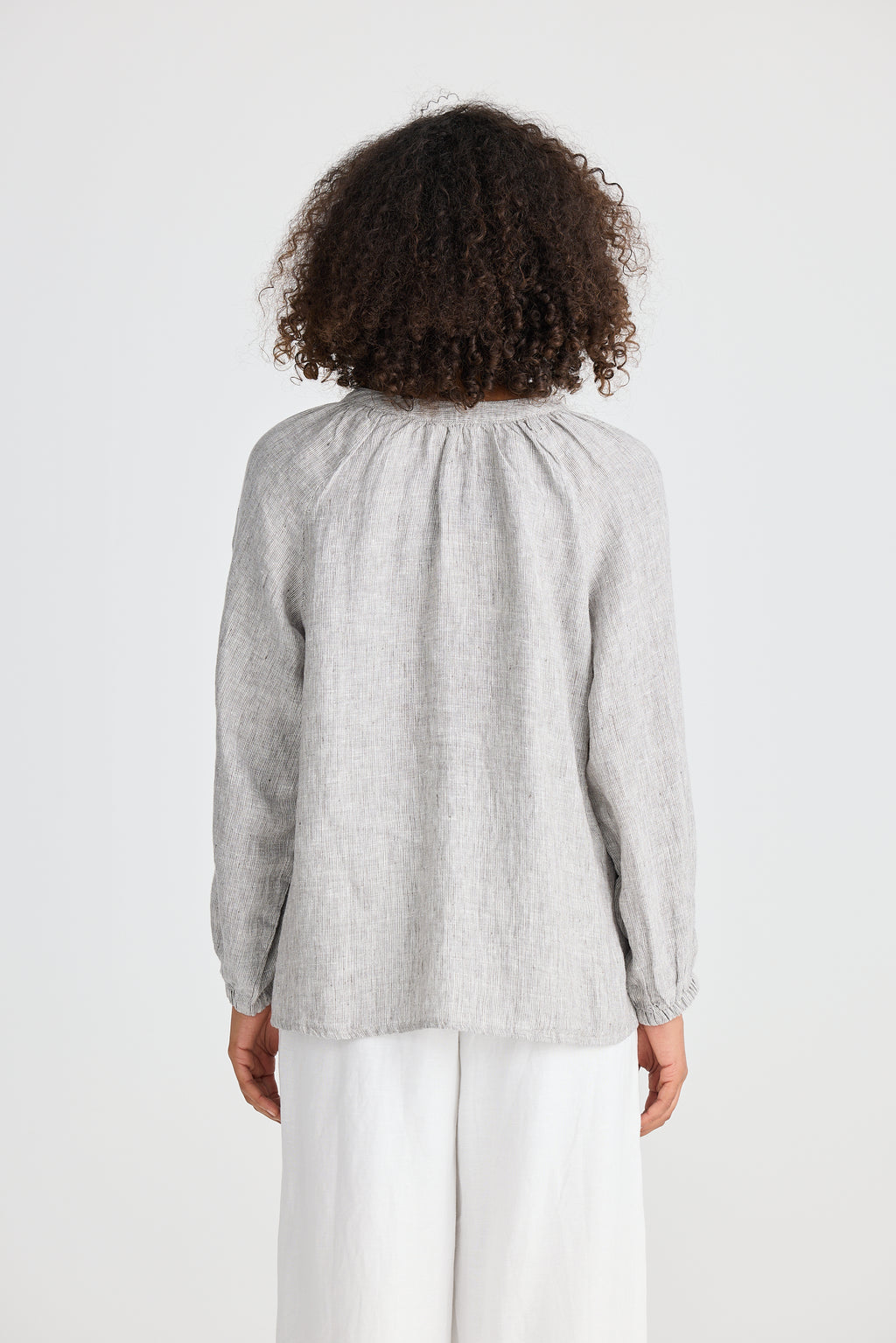 Shanty Ria Top - Charcoal Fleck