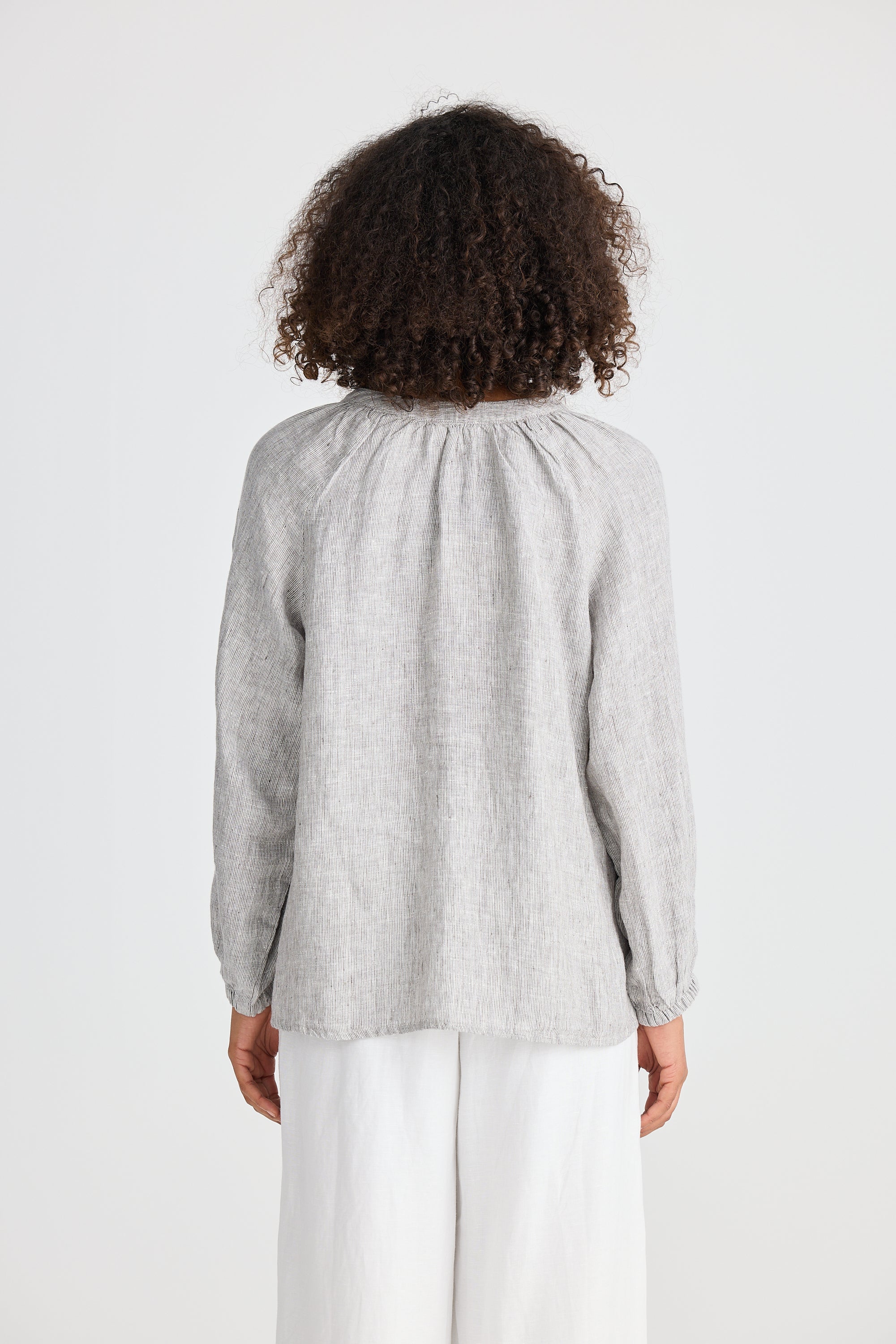 Shanty Ria Top - Charcoal Fleck