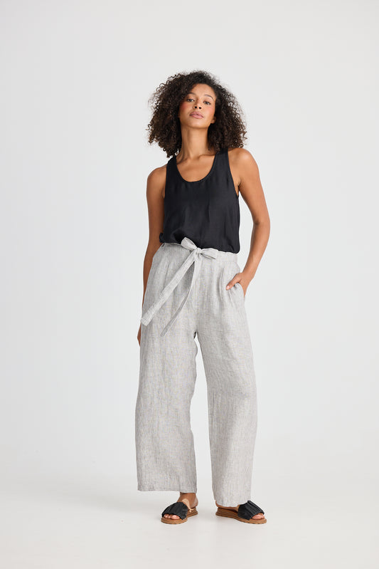 Shanty Dickens Pant - Charcoal Fleck