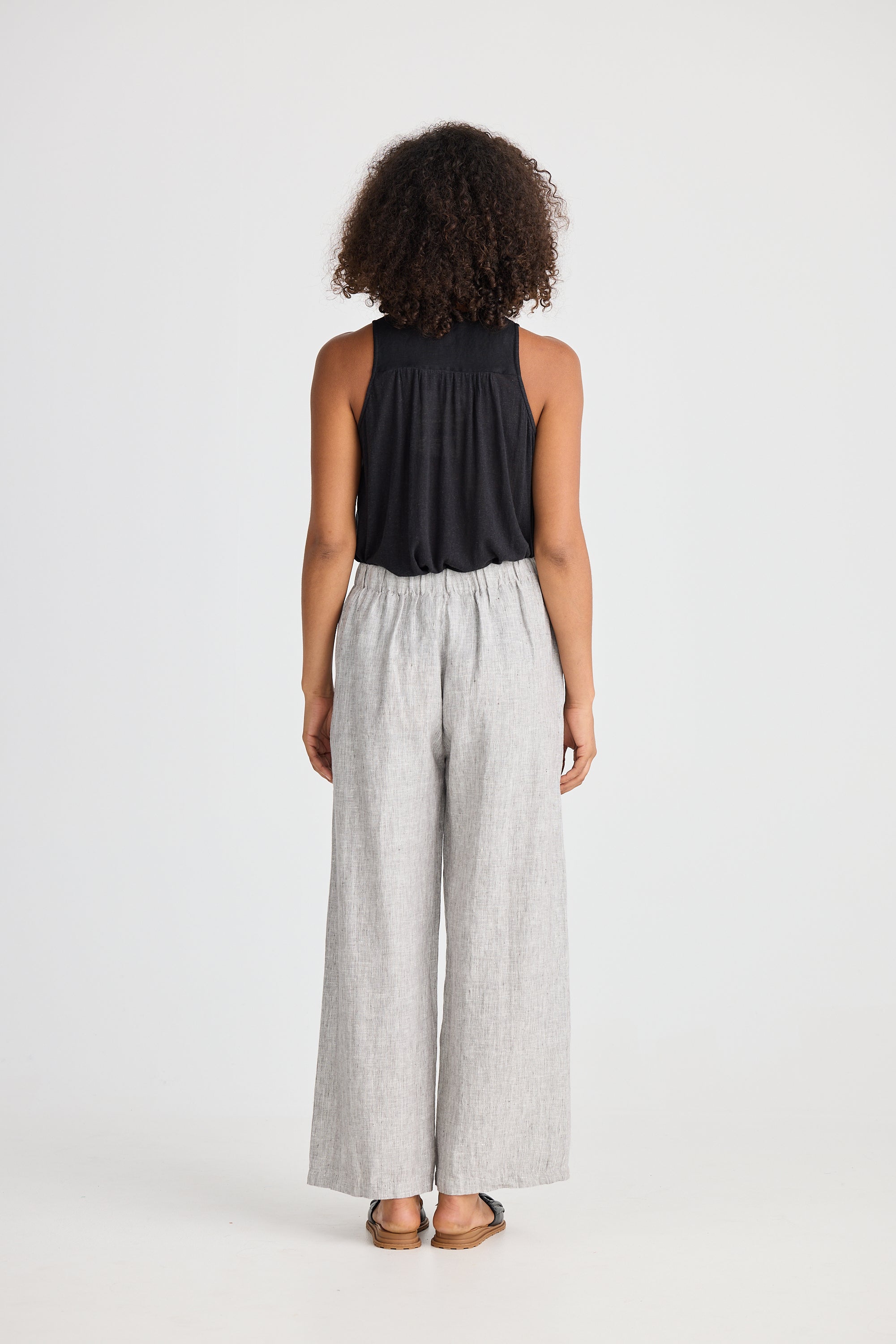 Shanty Dickens Pant - Charcoal Fleck