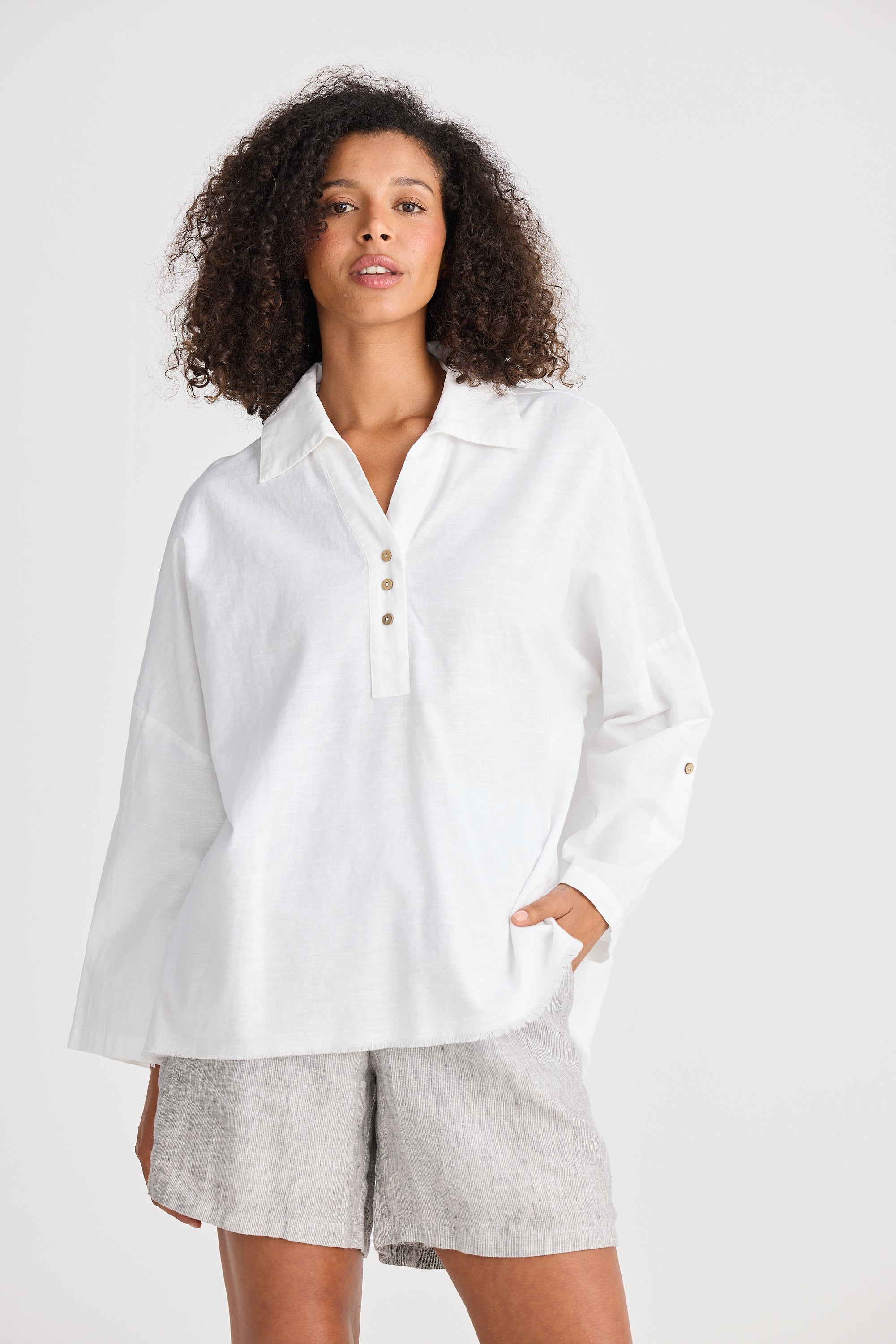 Shanty Amar Shirt - White