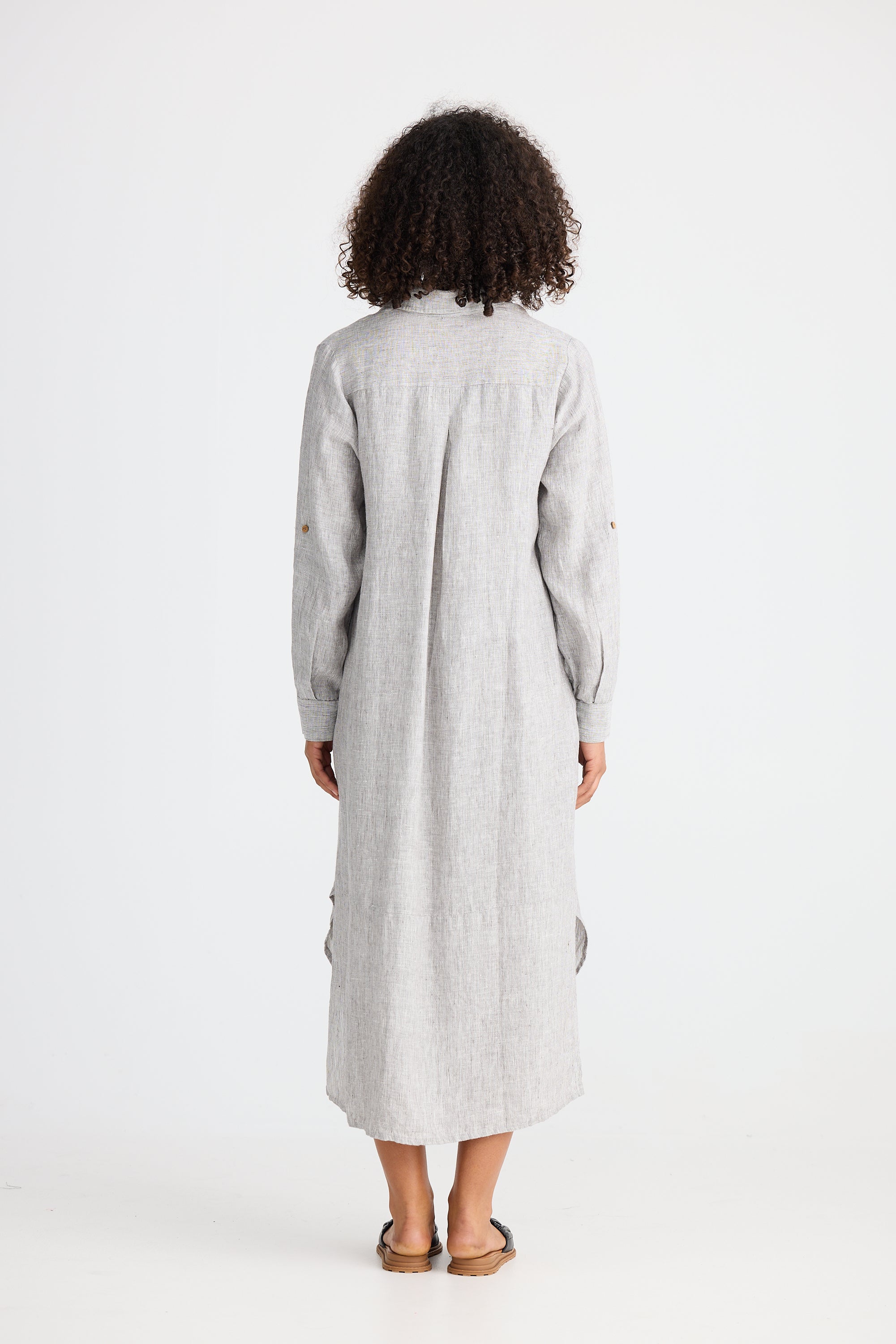 Shanty Castro Overshirt - Charcoal Fleck