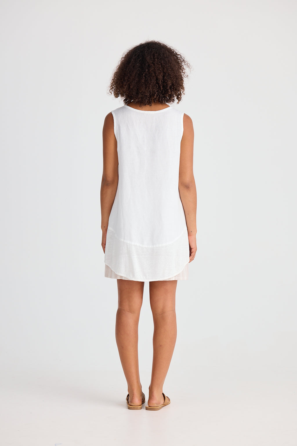 Shanty Nomad Knit Singlet - White