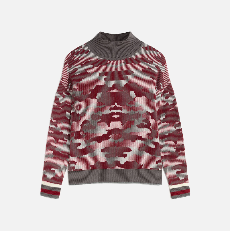 Andam Multicoloured Jacquard Sweater