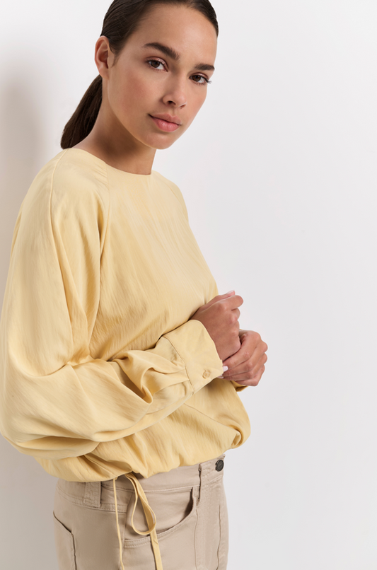 YAYA Raglan Top with Drawcord