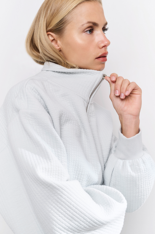 YAYA Ribbed Jersey Cardigan With Cords