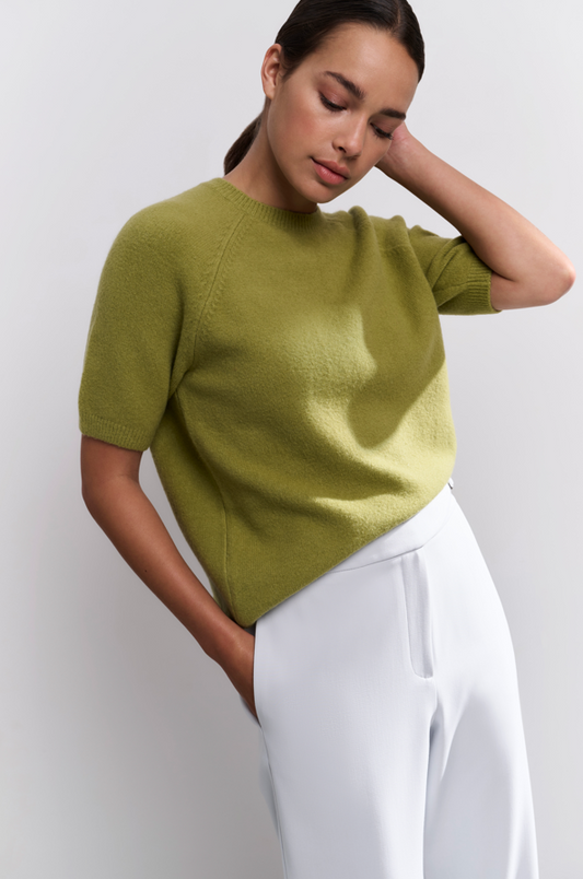 YAYA Raglan Short SLeeve Sweater