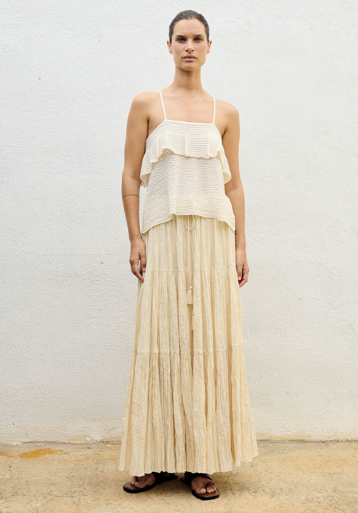 Sita Murt Top with Ruffle