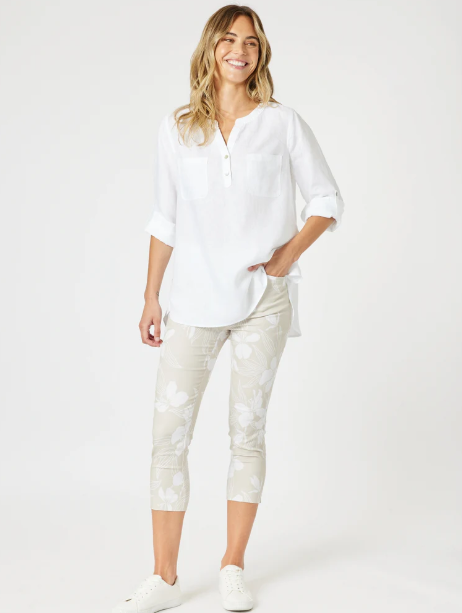 Gordon Smith Morro Bay Pant - Natural / White