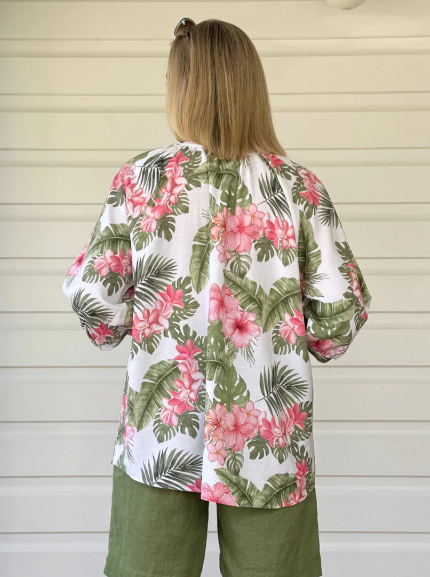 Gordon Smith Caledonia Top - Floral / Multi Pink