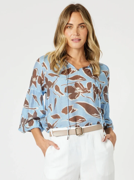 Gordon Smith Kensington Top - Blue Koko