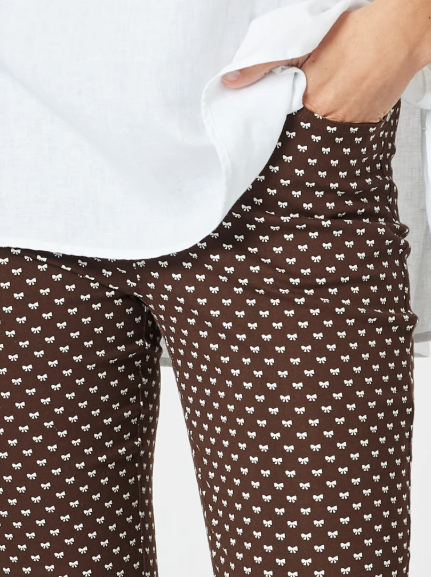 Gordon Smith Small Bow Pant - Koko White