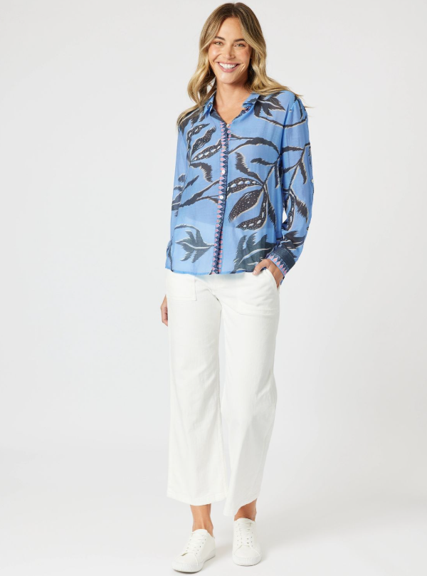 Gordon Smith - Peninsula Floral Sheer Shirt