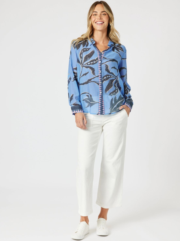 Gordon Smith - Peninsula Floral Sheer Shirt