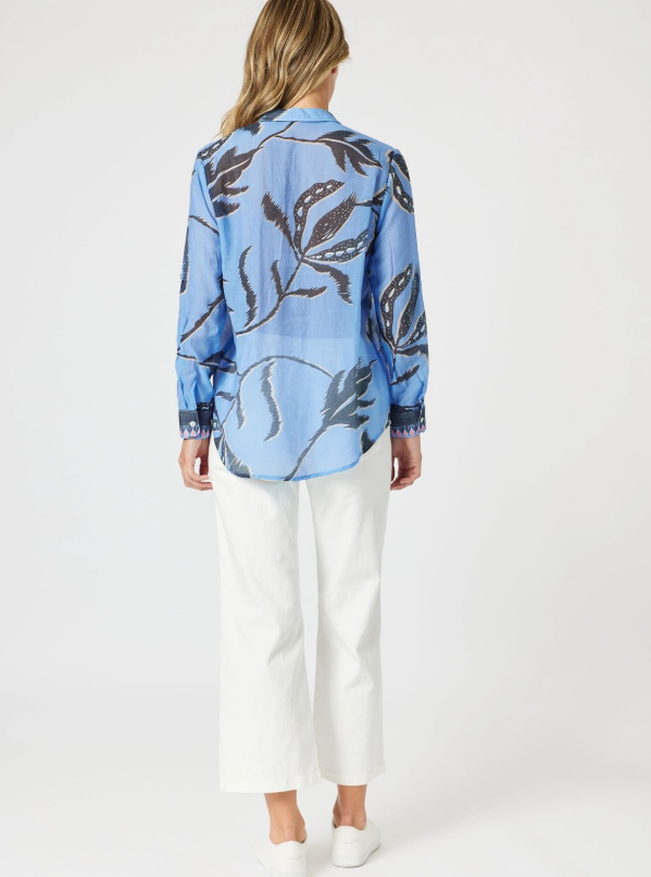 Gordon Smith - Peninsula Floral Sheer Shirt