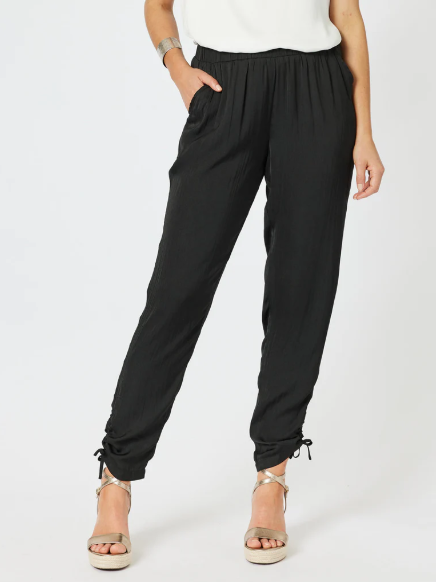 Gordon Smith Luxe Ruche Tie Pant - Black
