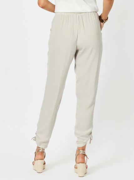 Gordon Smith Luxe Ruche Tie Pant - Champagne