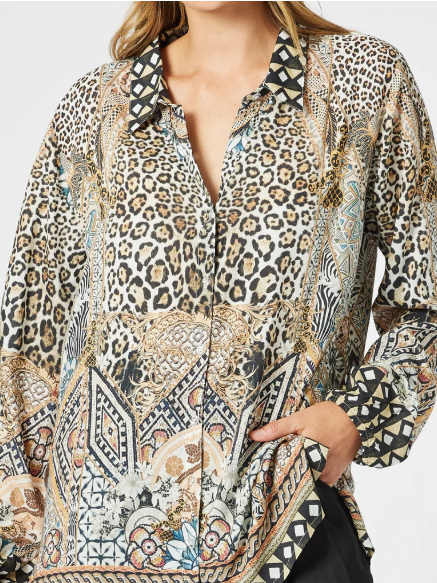 Gordon Smith Emerson Animal Print Shirt - Animal