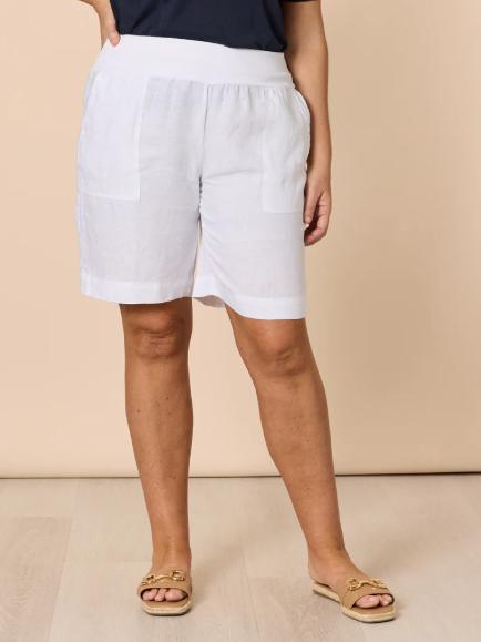 Gordon Smith Jordan Linen Short - White