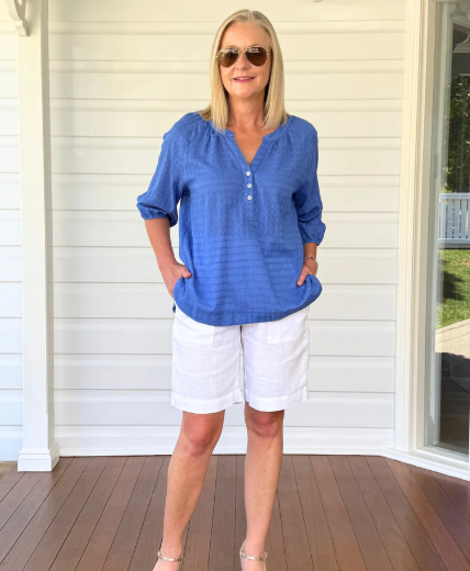 Gordon Smith Jordan Linen Short - White