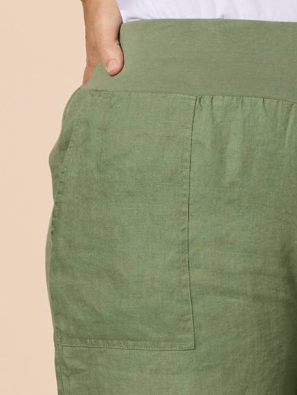 Gordon Smith Jordan Linen Short - Moss