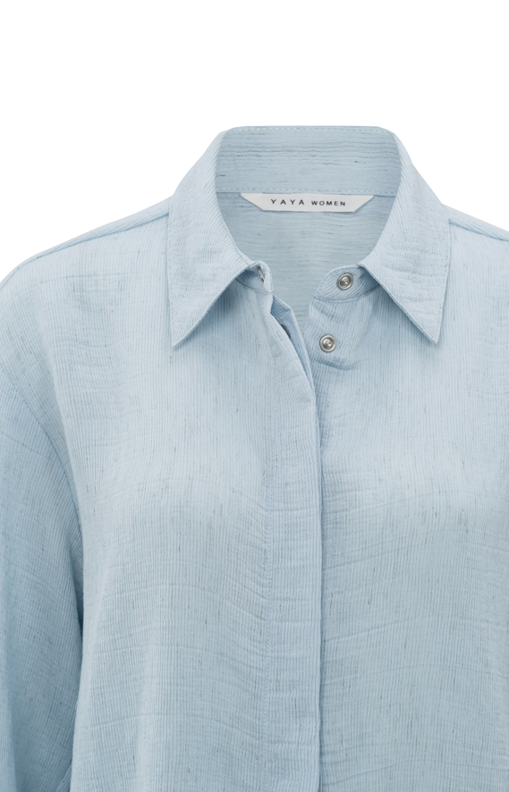 YAYA Oversized Shirt W. Press Button