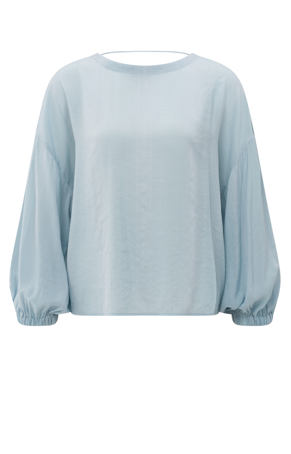 YAYA  Crinkle Top With Low Back