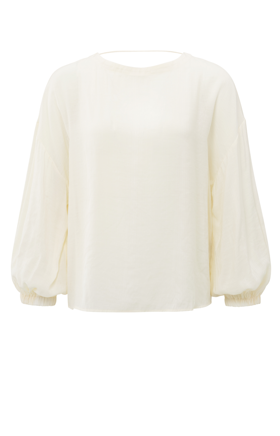 YAYA  Crinkle Top With Low Back