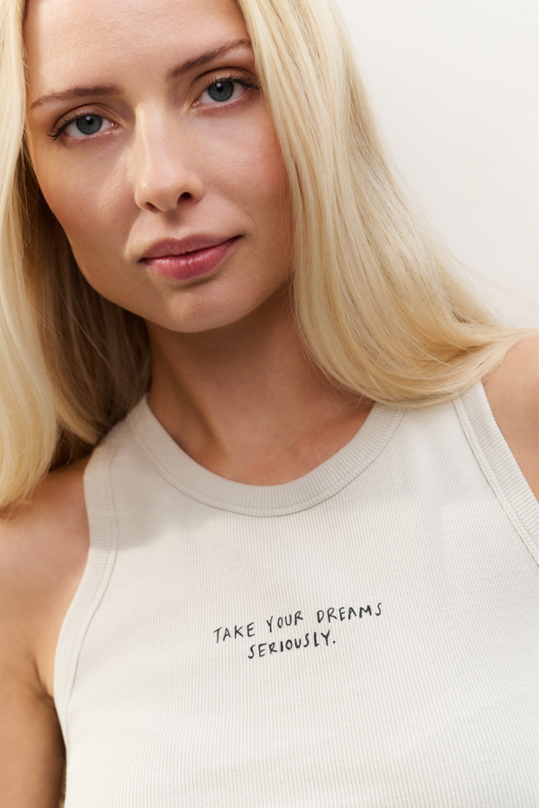 YAYA  Rib Singlet With Print