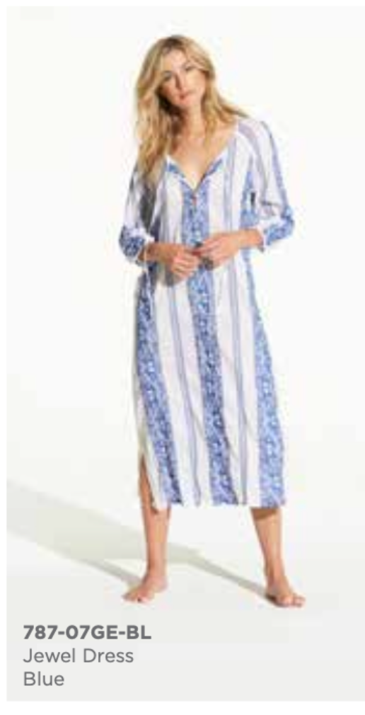 One Season BLUE JEWEL DRESS