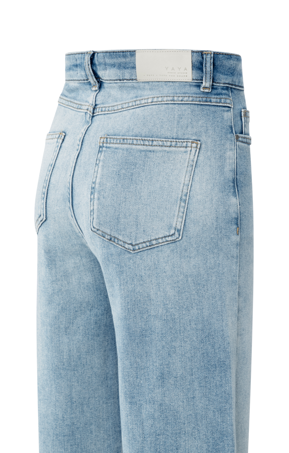 YAYA Loose Fit Hw Denim Light Blue Denim 011