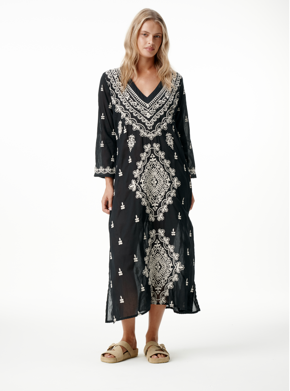 One Season Long Goa Dress in Black