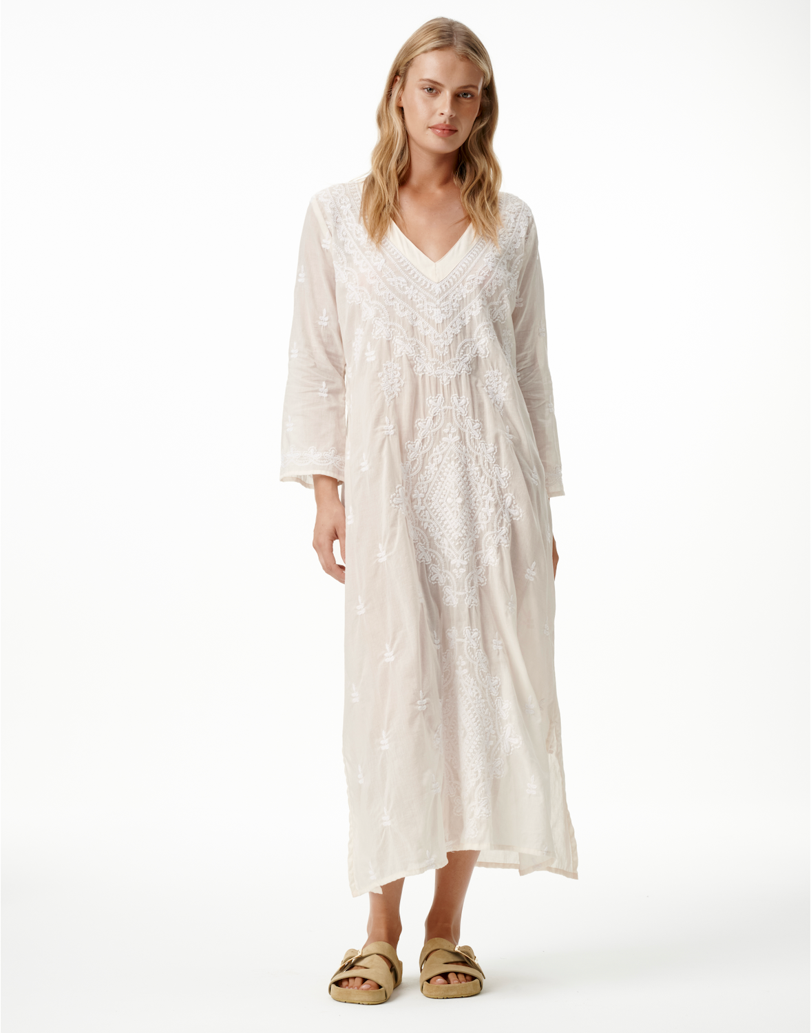 One Season Long Goa Dress in Cream
