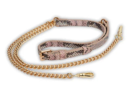 Armadura Maia Crossbody Strap - Pink Python