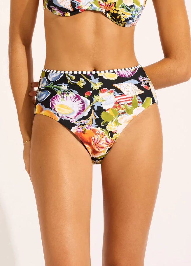Seafolly Riviera Coast High Waisted Bikini - Bottom