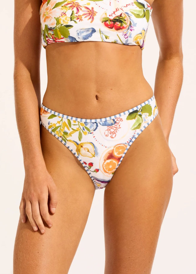 Seafolly Riviera Coast High Leg Bikini - Bottom
