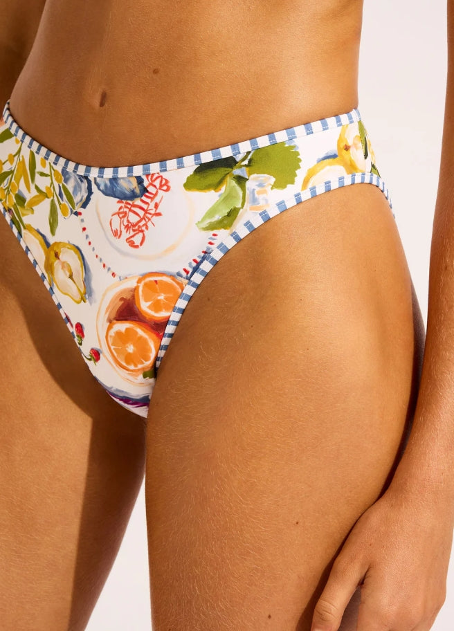 Seafolly Riviera Coast High Leg Bikini - Bottom