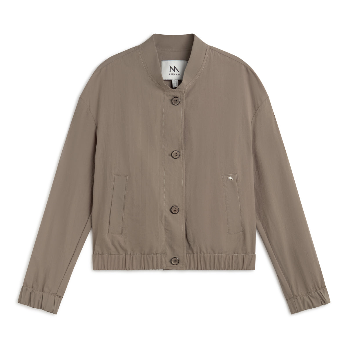 Andam Cropped Khaki Jacket