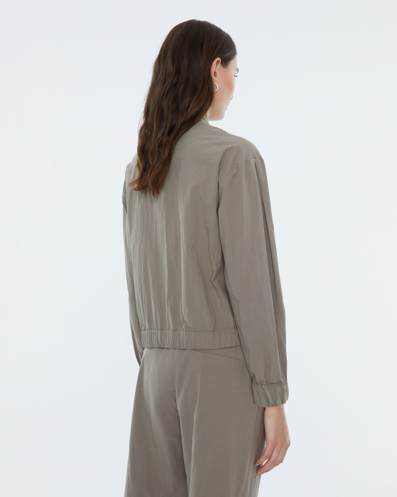 Andam Cropped Khaki Jacket
