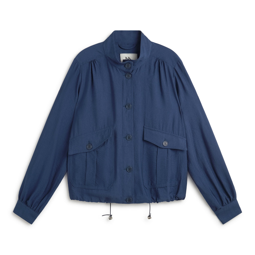 Andam Navy Button up Cardigan