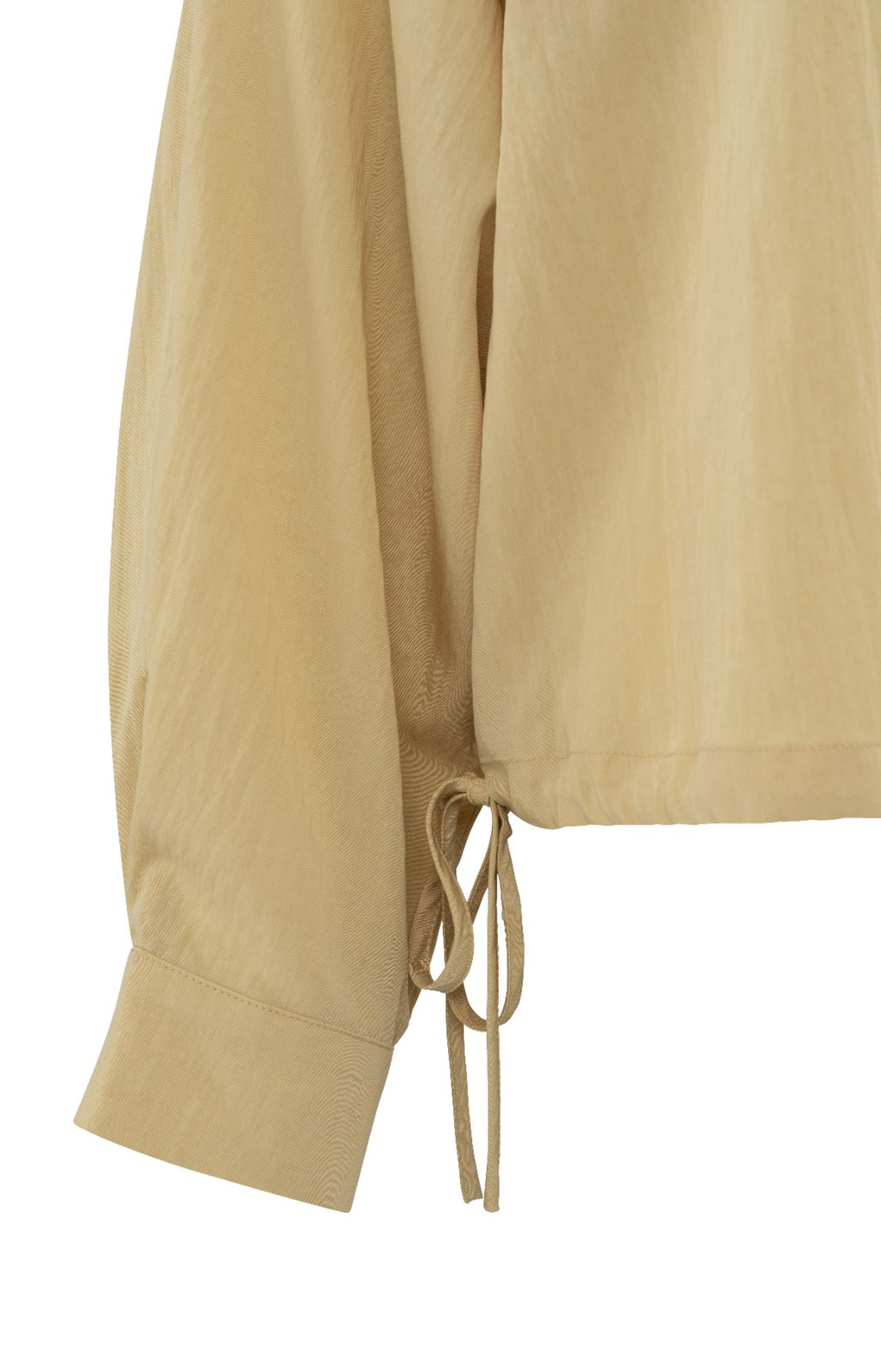YAYA Long Sleeve Top With Drawcord - Moonstone Yellow